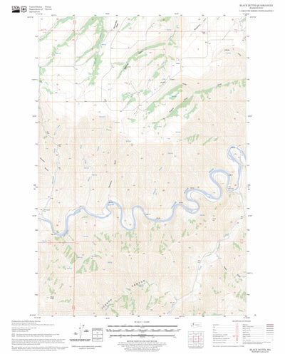 US Forest Service - Topo Black Butte, WA FSTopo Legacy digital map