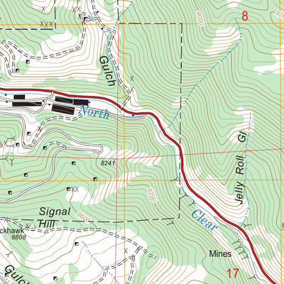 US Forest Service - Topo Black Hawk, CO FSTopo Legacy digital map