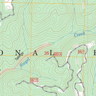 US Forest Service - Topo Black Hawk Mountain, ID FSTopo Legacy digital map