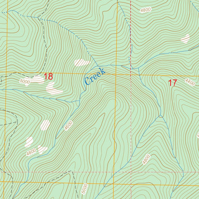 US Forest Service - Topo Black Hawk Mountain, ID FSTopo Legacy digital map