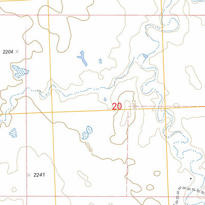 US Forest Service - Topo Black Horse Butte NW, SD FSTopo Legacy digital map