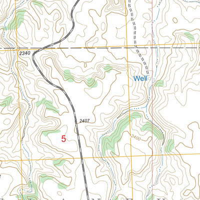 US Forest Service - Topo Black Horse Butte NW, SD FSTopo Legacy digital map