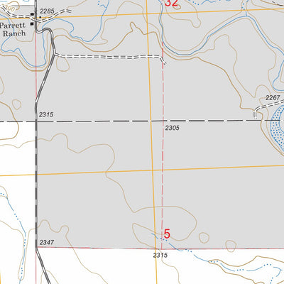 US Forest Service - Topo Black Horse Butte, SD FSTopo Legacy digital map