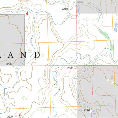 US Forest Service - Topo Black Horse Butte, SD FSTopo Legacy digital map