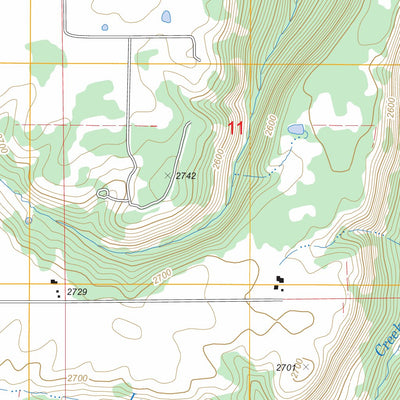 US Forest Service - Topo Black Lake, ID FSTopo Legacy digital map