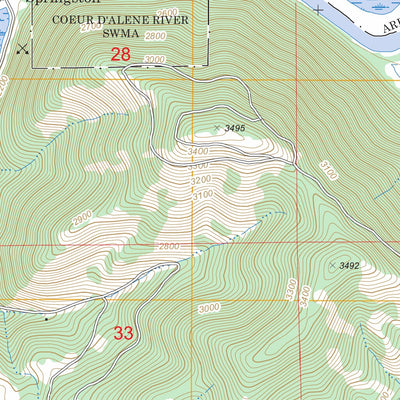 US Forest Service - Topo Black Lake, ID FSTopo Legacy digital map