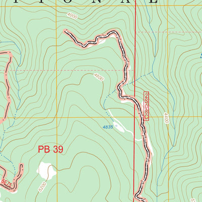US Forest Service - Topo Black Lassic, CA FSTopo Legacy digital map