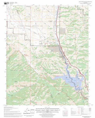 US Forest Service - Topo Black Mountain, CA FSTopo Legacy digital map