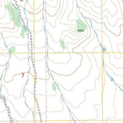 US Forest Service - Topo Black Mountain, CO FSTopo Legacy digital map
