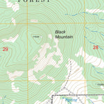 US Forest Service - Topo Black Mountain, CO FSTopo Legacy digital map