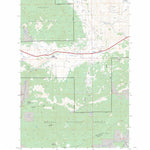 US Forest Service - Topo Black Mountain, MT FSTopo Legacy digital map