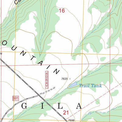 US Forest Service - Topo Black Mountain, NM FSTopo Legacy digital map