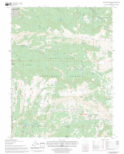 US Forest Service - Topo Black Mountain, UT FSTopo Legacy digital map