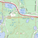 US Forest Service - Topo Black Oak Lake, WI - MI FSTopo Legacy digital map