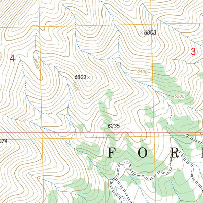 US Forest Service - Topo Black Pine Peak, ID FSTopo Legacy digital map