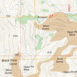 US Forest Service - Topo Black Pine Peak, ID FSTopo Legacy digital map
