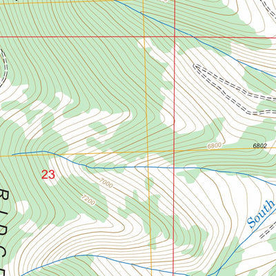 US Forest Service - Topo Black Pine Ridge, MT FSTopo Legacy digital map