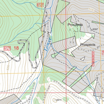 US Forest Service - Topo Black Pine Ridge, MT FSTopo Legacy digital map