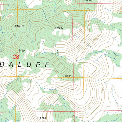 US Forest Service - Topo Black Point, NM FSTopo Legacy digital map