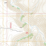 US Forest Service - Topo Black Ridge, NV FSTopo Legacy digital map