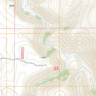 US Forest Service - Topo Black Ridge, NV FSTopo Legacy digital map