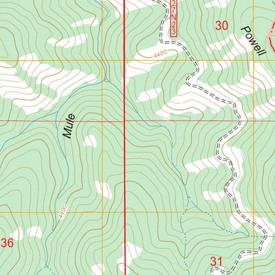 US Forest Service - Topo Black Rock Mountain, CA FSTopo Legacy digital map