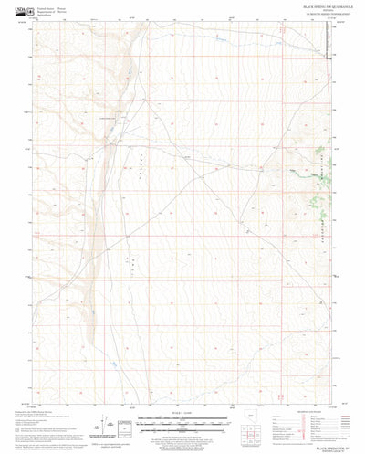 US Forest Service - Topo Black Spring NW, NV FSTopo Legacy digital map