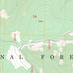 US Forest Service - Topo Blackbird Creek, ID FSTopo Legacy digital map