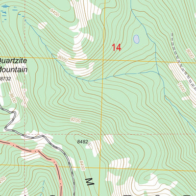 US Forest Service - Topo Blackbird Mountain, ID FSTopo Legacy digital map