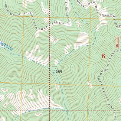 US Forest Service - Topo Blackbird Mountain, ID FSTopo Legacy digital map