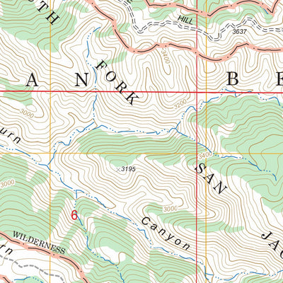 US Forest Service - Topo Blackburn Canyon, CA FSTopo Legacy digital map