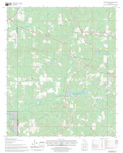 US Forest Service - Topo Blackburn, LA FSTopo Legacy digital map