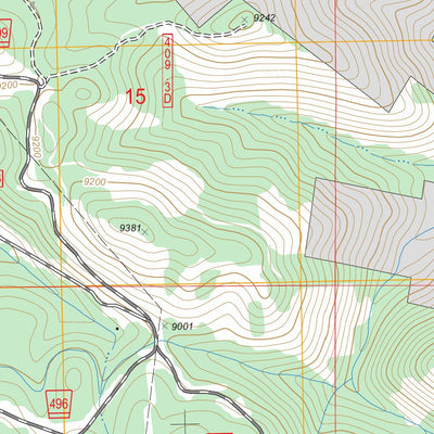 US Forest Service - Topo Blackhall Mountain, WY - CO FSTopo Legacy digital map