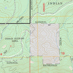 US Forest Service - Topo Blackjack Ridge, OK FSTopo Legacy digital map