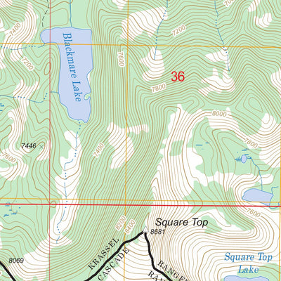 US Forest Service - Topo Blackmare, ID FSTopo Legacy digital map