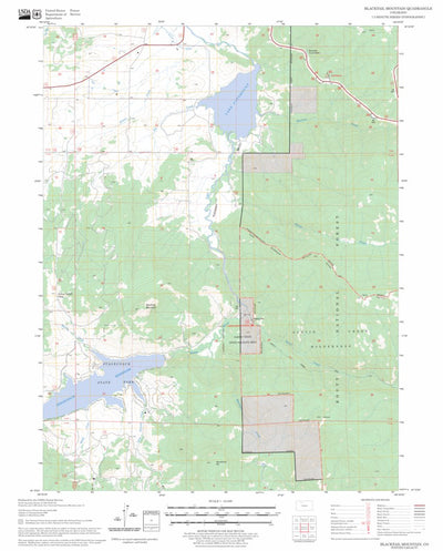 US Forest Service - Topo Blacktail Mountain, CO FSTopo Legacy digital map
