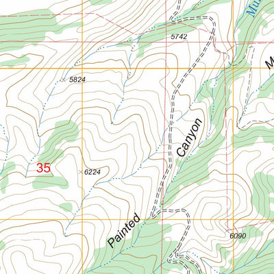 US Forest Service - Topo Blacktail Mountain, MT FSTopo Legacy digital map
