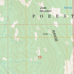 US Forest Service - Topo Blacktail Mountain, MT FSTopo Legacy digital map