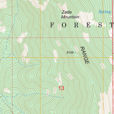US Forest Service - Topo Blacktail Mountain, MT FSTopo Legacy digital map