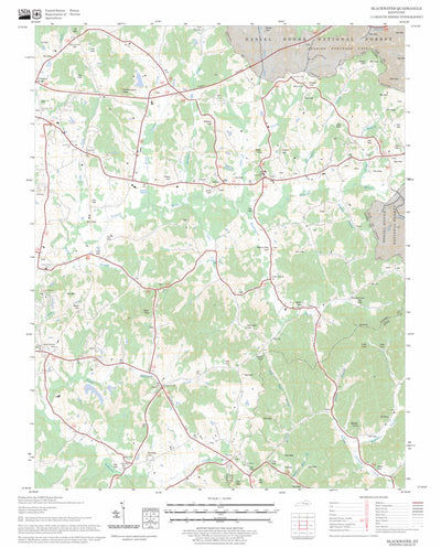 US Forest Service - Topo Blackwater, KY FSTopo Legacy digital map