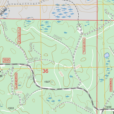 US Forest Service - Topo Blackwell, WI FSTopo Legacy digital map