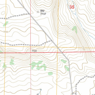 US Forest Service - Topo Blair Basin, UT FSTopo Legacy digital map