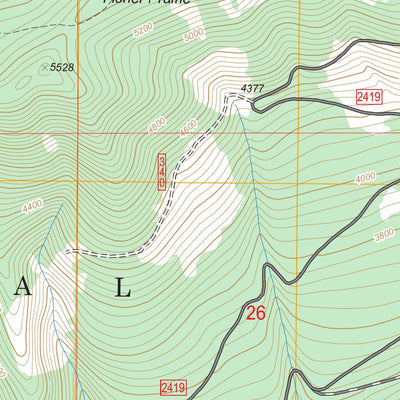 US Forest Service - Topo Blair Lake, OR FSTopo Legacy digital map