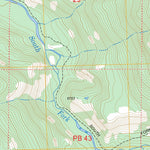 US Forest Service - Topo Blair Mountain, CO FSTopo Legacy digital map