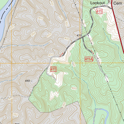 US Forest Service - Topo Blair, SC FSTopo Legacy digital map
