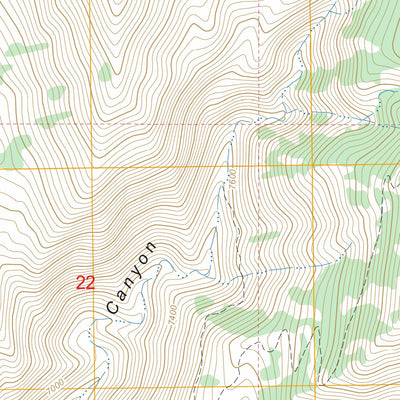 US Forest Service - Topo Blanco Mountain, CA FSTopo Legacy digital map