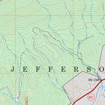 US Forest Service - Topo Bland, VA FSTopo Legacy digital map