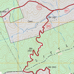 US Forest Service - Topo Bland, VA FSTopo Legacy digital map