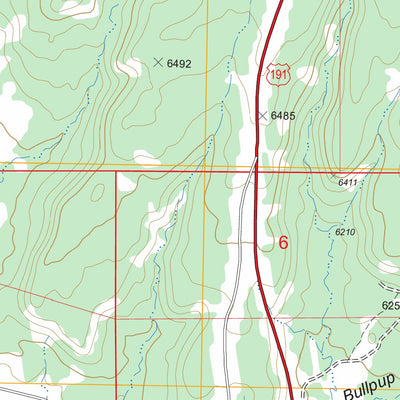 US Forest Service - Topo Blanding North, UT FSTopo Legacy digital map
