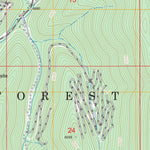 US Forest Service - Topo Blankenbaker Flats, MT FSTopo Legacy digital map